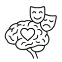 Brain and Emotions Icon