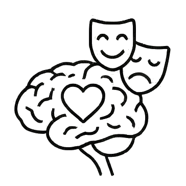 Brain and Emotions Icon