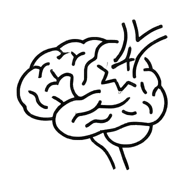 Brain Stroke Icon