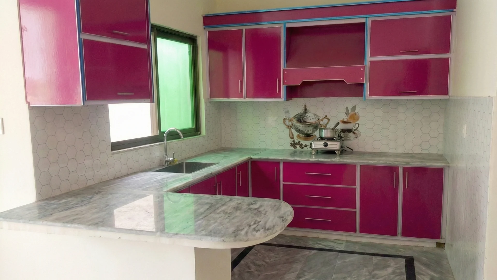 Dedicated patient kitchen facility at Amaim Brain Care supporting a therapeutic and comfortable care environment