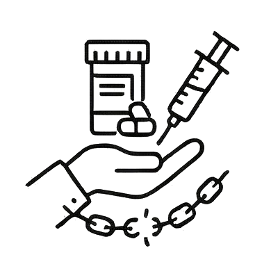 Drug Addicition Icon
