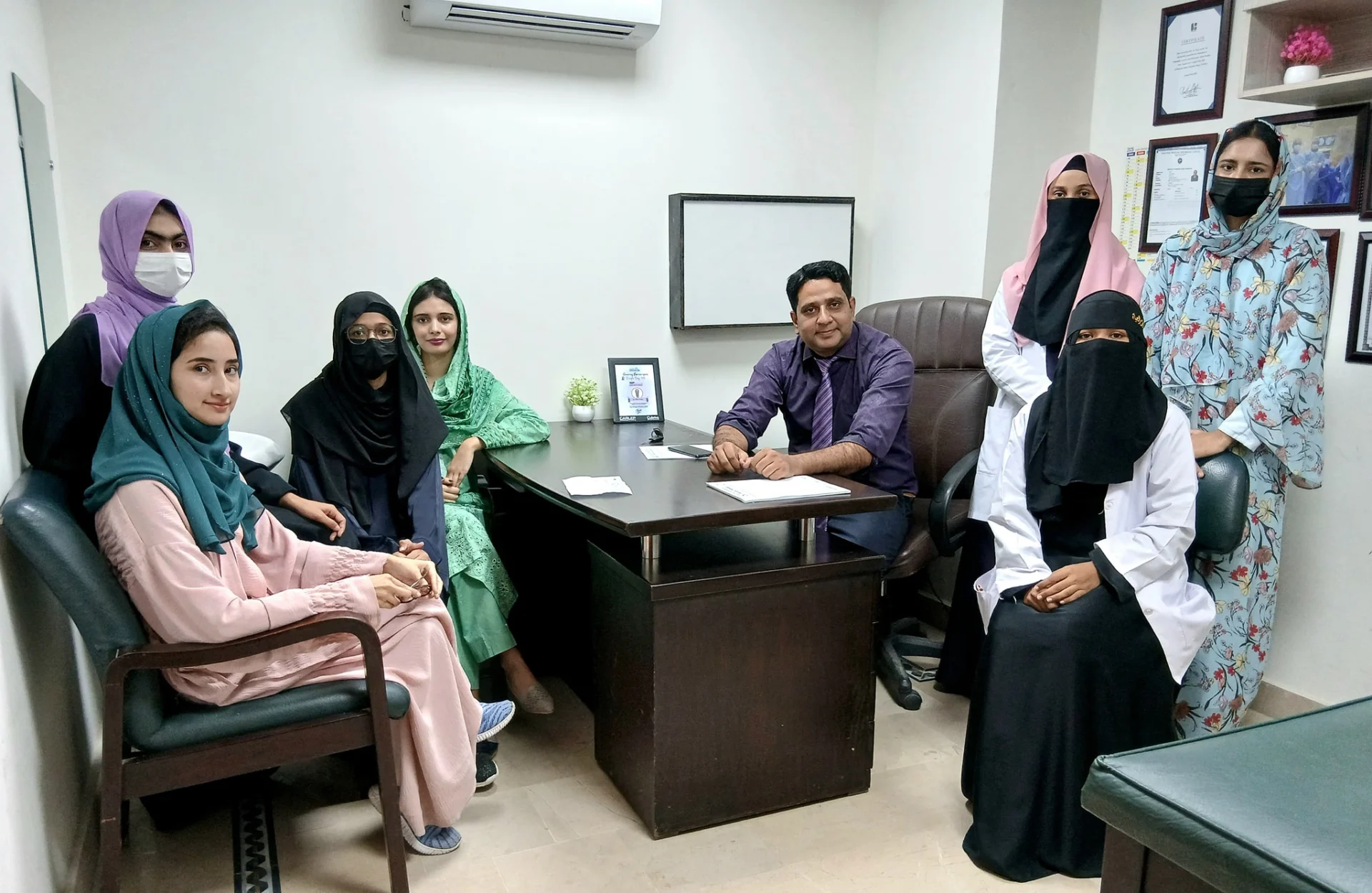 Clinical training session conducted by Dr. Ahsan Tariq Dogar at Amaim Brain Care