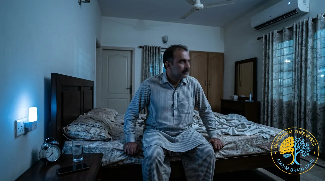 Sleep Panic Disorder Nighttime Anxiety Awakening In Bed - Amaim Brain Care Faisalabad Pakistan Sleep Panic Disorder Nighttime Anxiety Awakening In Bed - Amaim Brain Care, Faisalabad, Pakistan